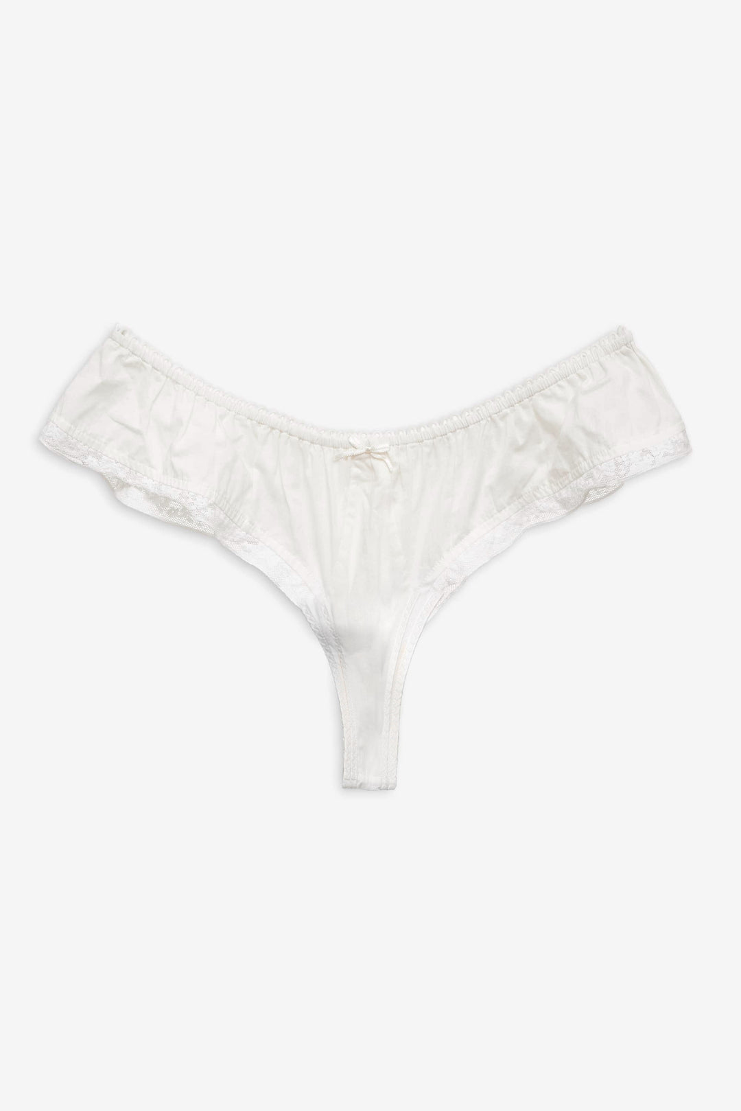 Venetia Thong Panty — Vintage Cream - Image 7