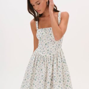 Zofia Mini Dress — Blue