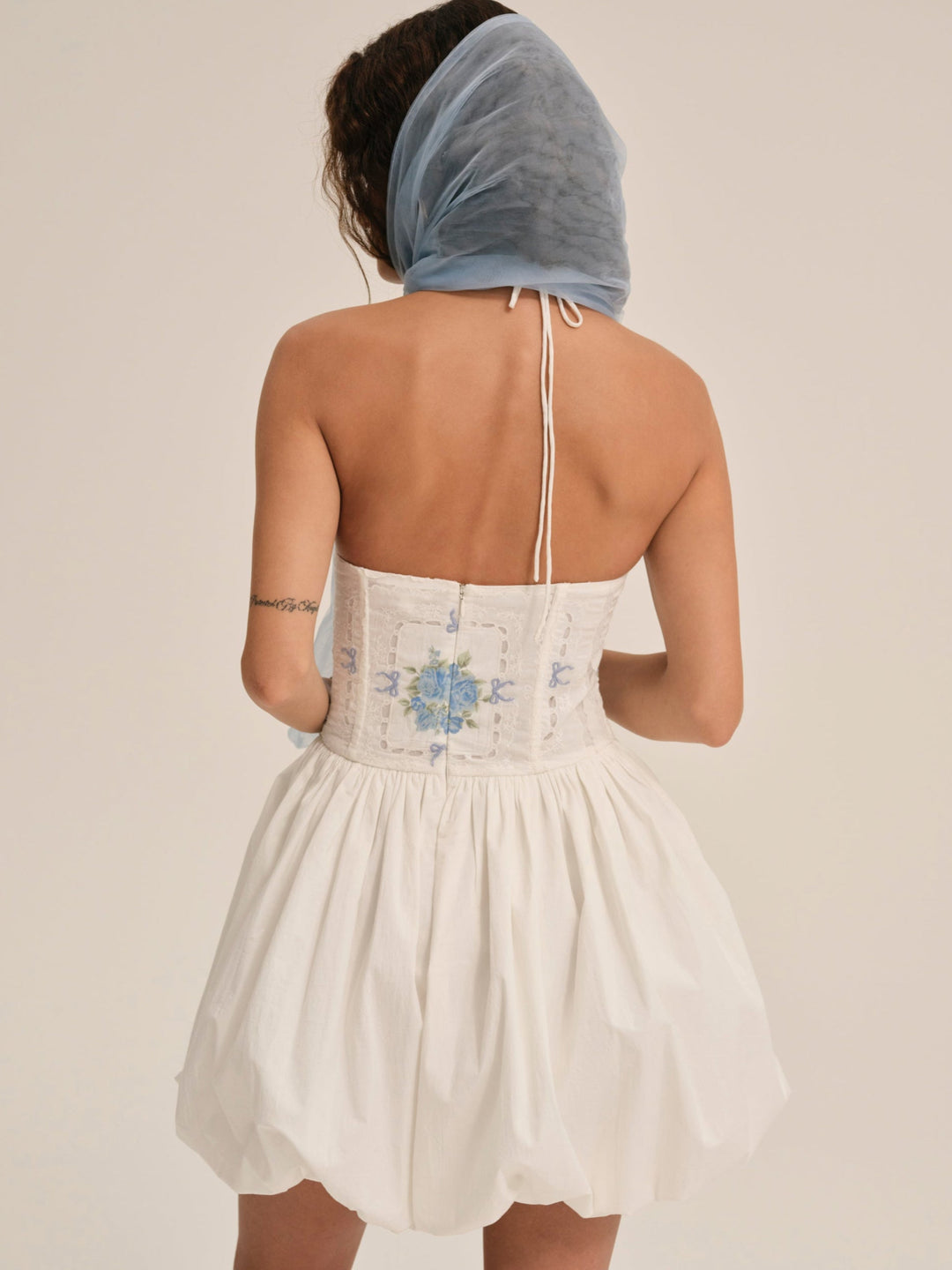 McKinley Mini Dress — White - Image 2