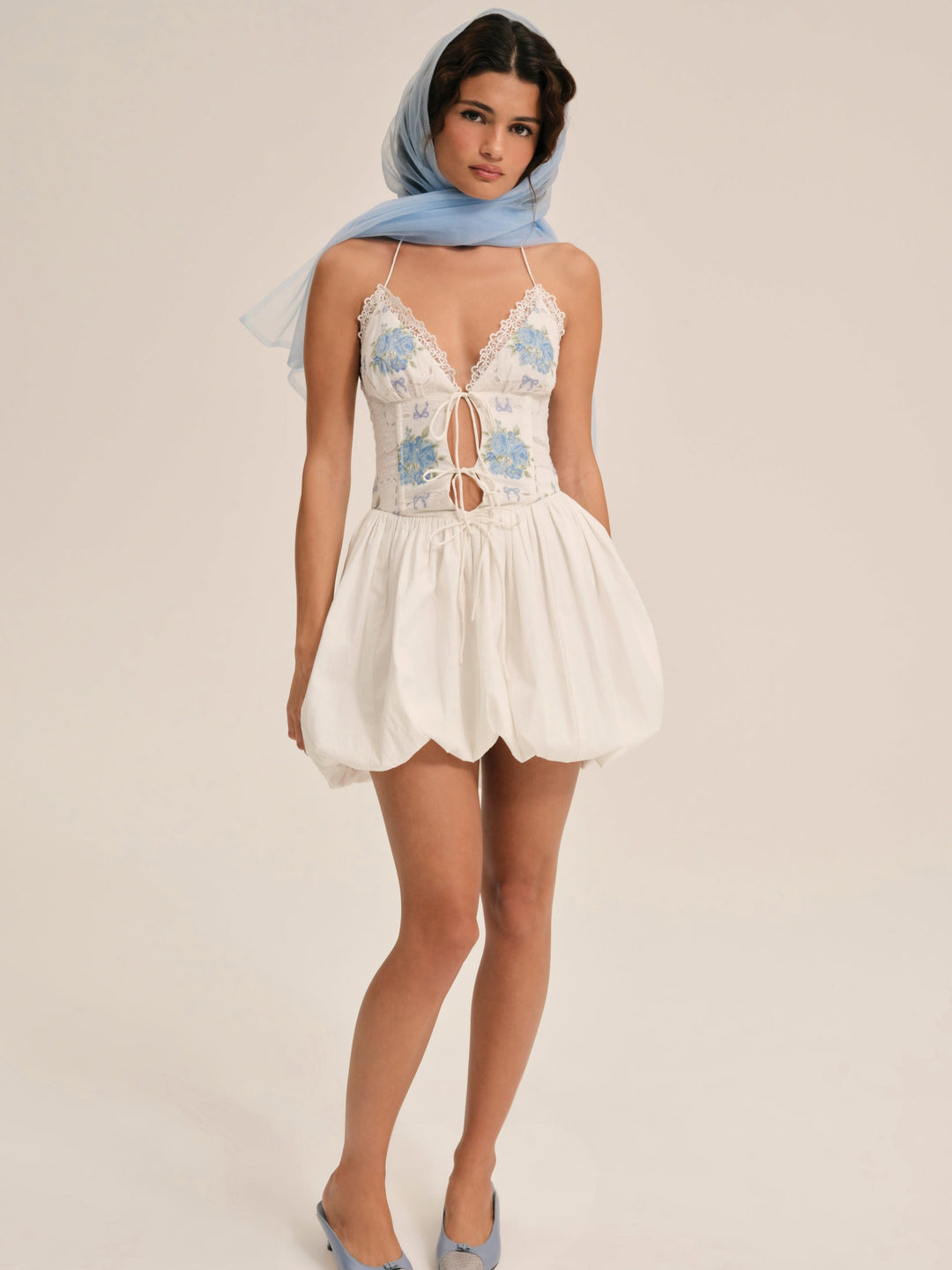 McKinley Mini Dress — White - Image 4