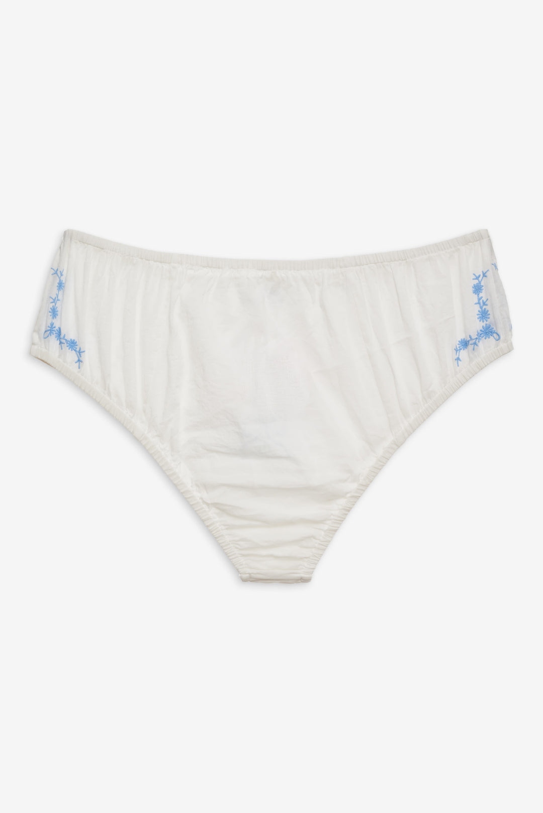 Forget Me Not Embroidery Bloomer Panty — White - Image 6