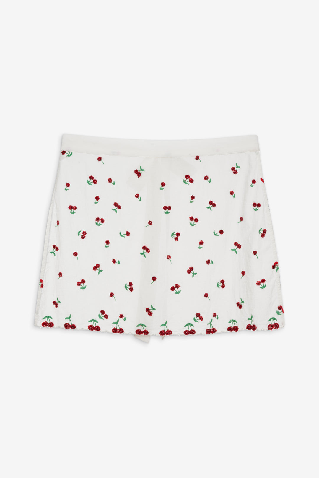Beaded Cherries Apron — Red - Image 5