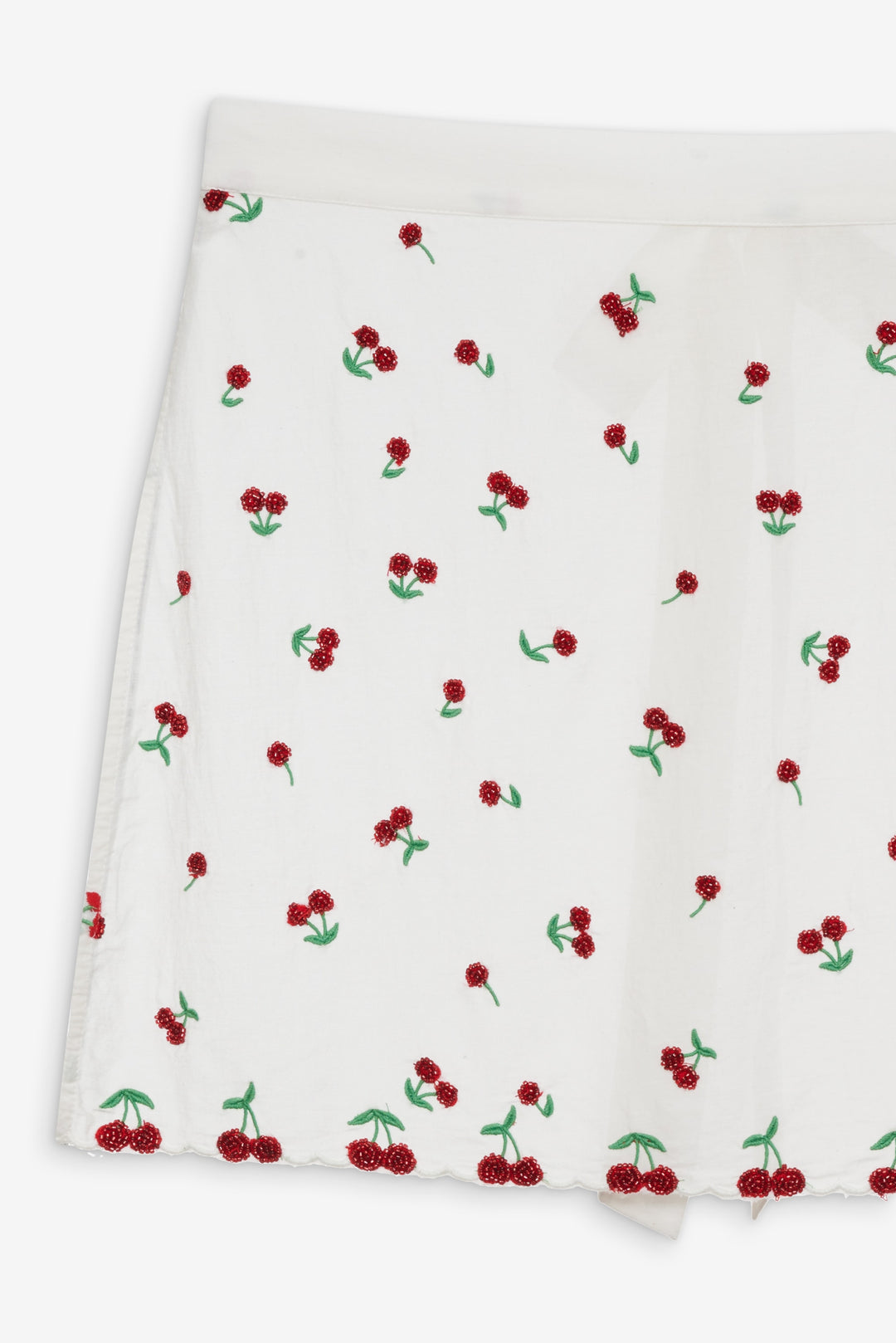 Beaded Cherries Apron — Red - Image 6