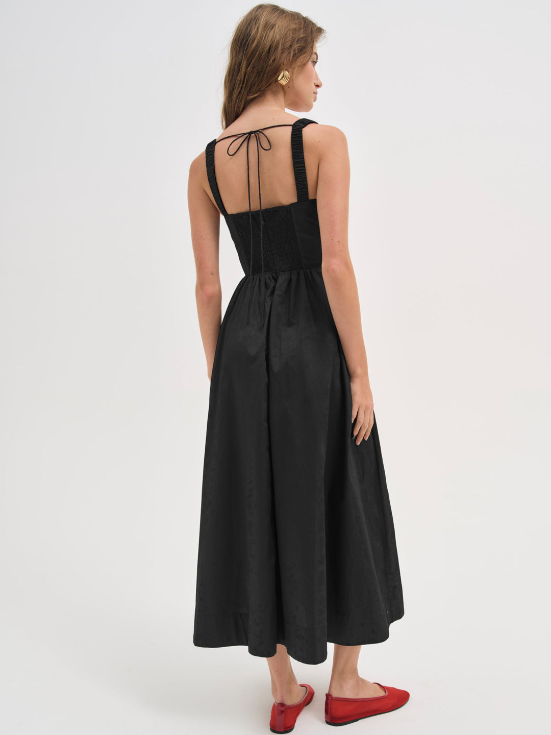 Etienne Midi Dress — Black - Image 2