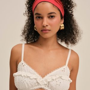 Dreamy Daisy Bra Top — White