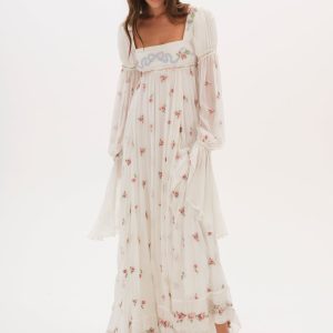 Julianne Maxi Dress — Cream