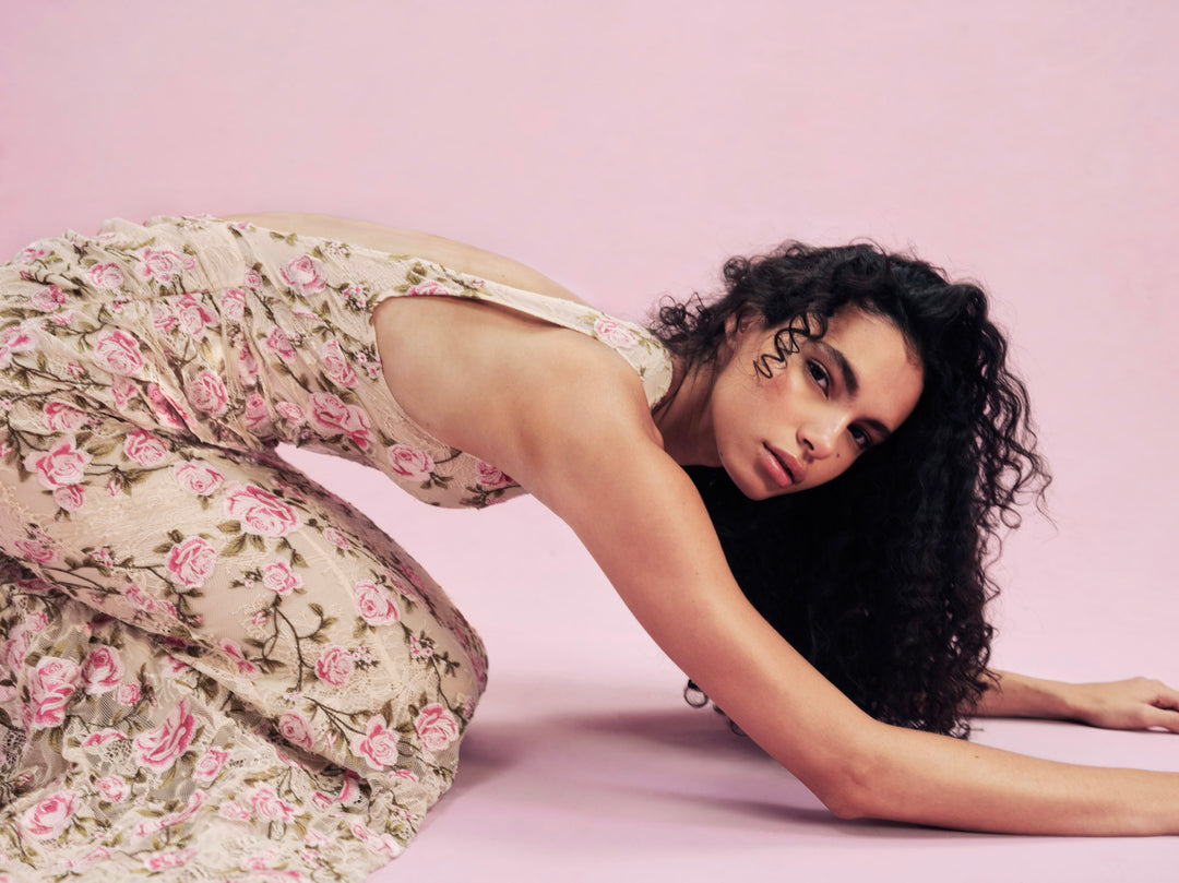 Esme Rose Embroidered Gown — Pink - Image 5