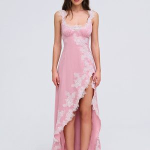Clemence Maxi Dress — Pink