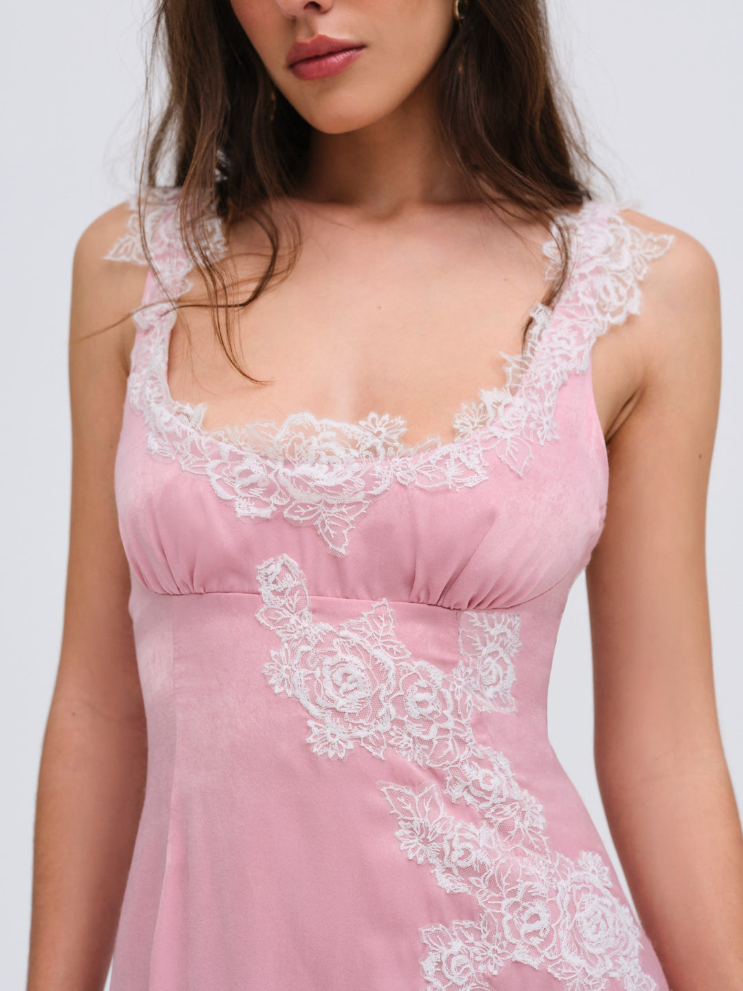 Clemence Maxi Dress — Pink - Image 3