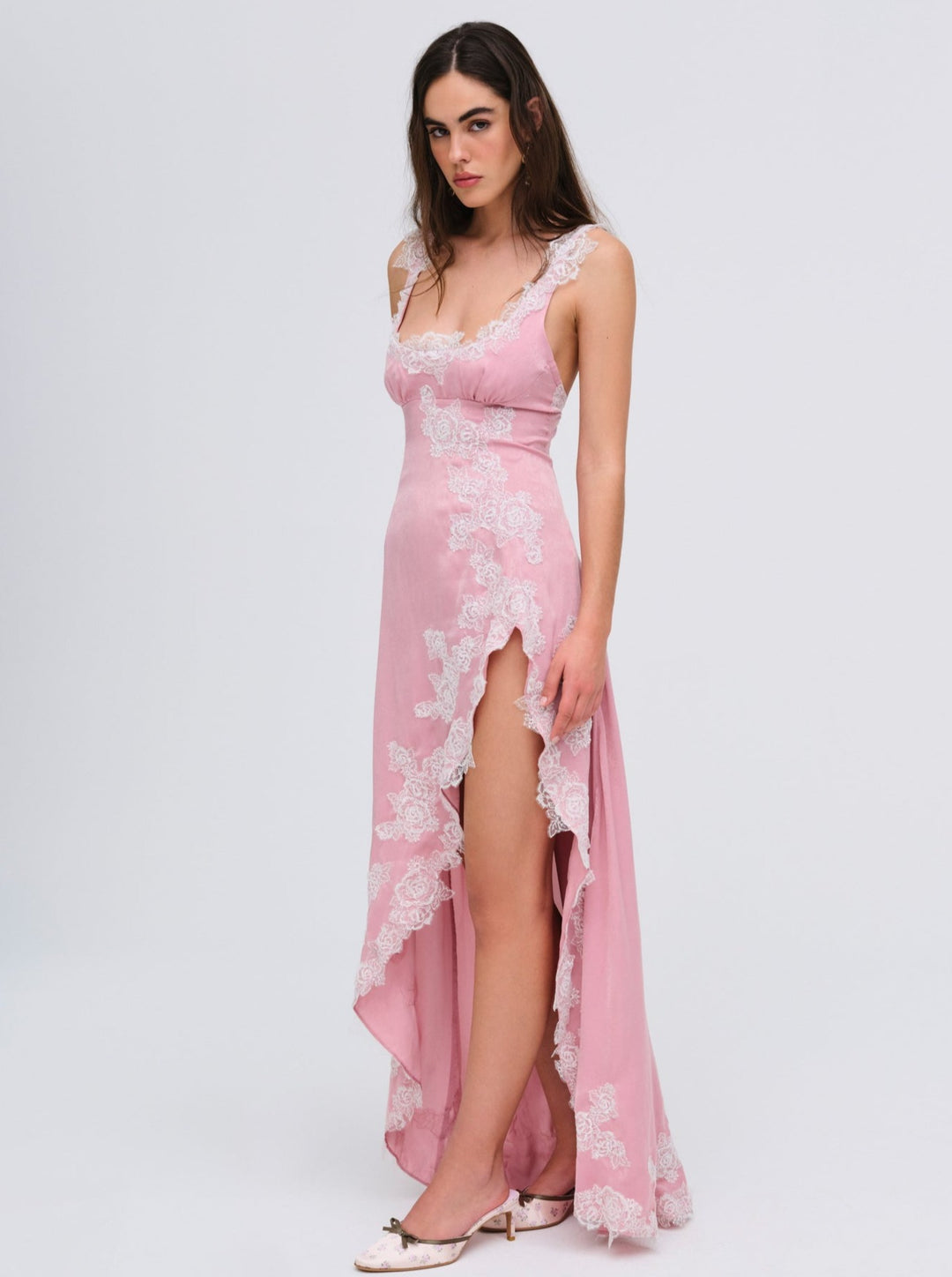 Clemence Maxi Dress — Pink - Image 4
