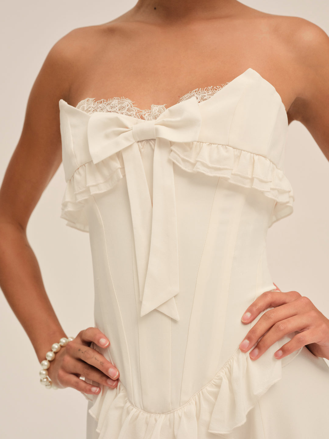 Harmony Maxi Dress — Ivory - Image 2