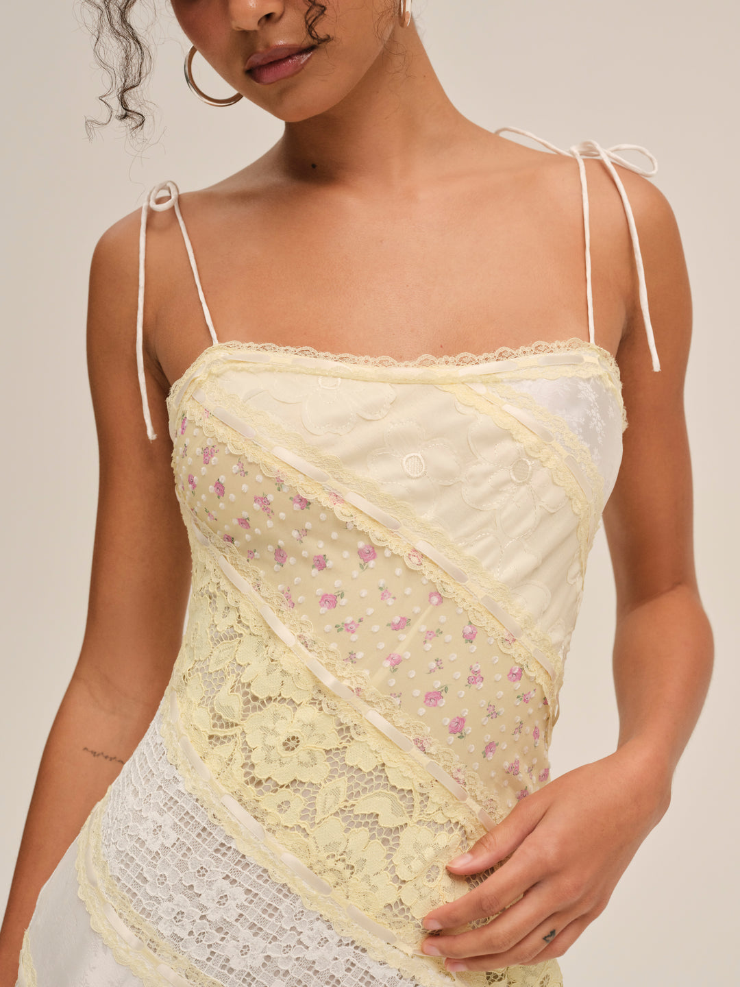 Abigail Maxi Dress — Yellow - Image 2
