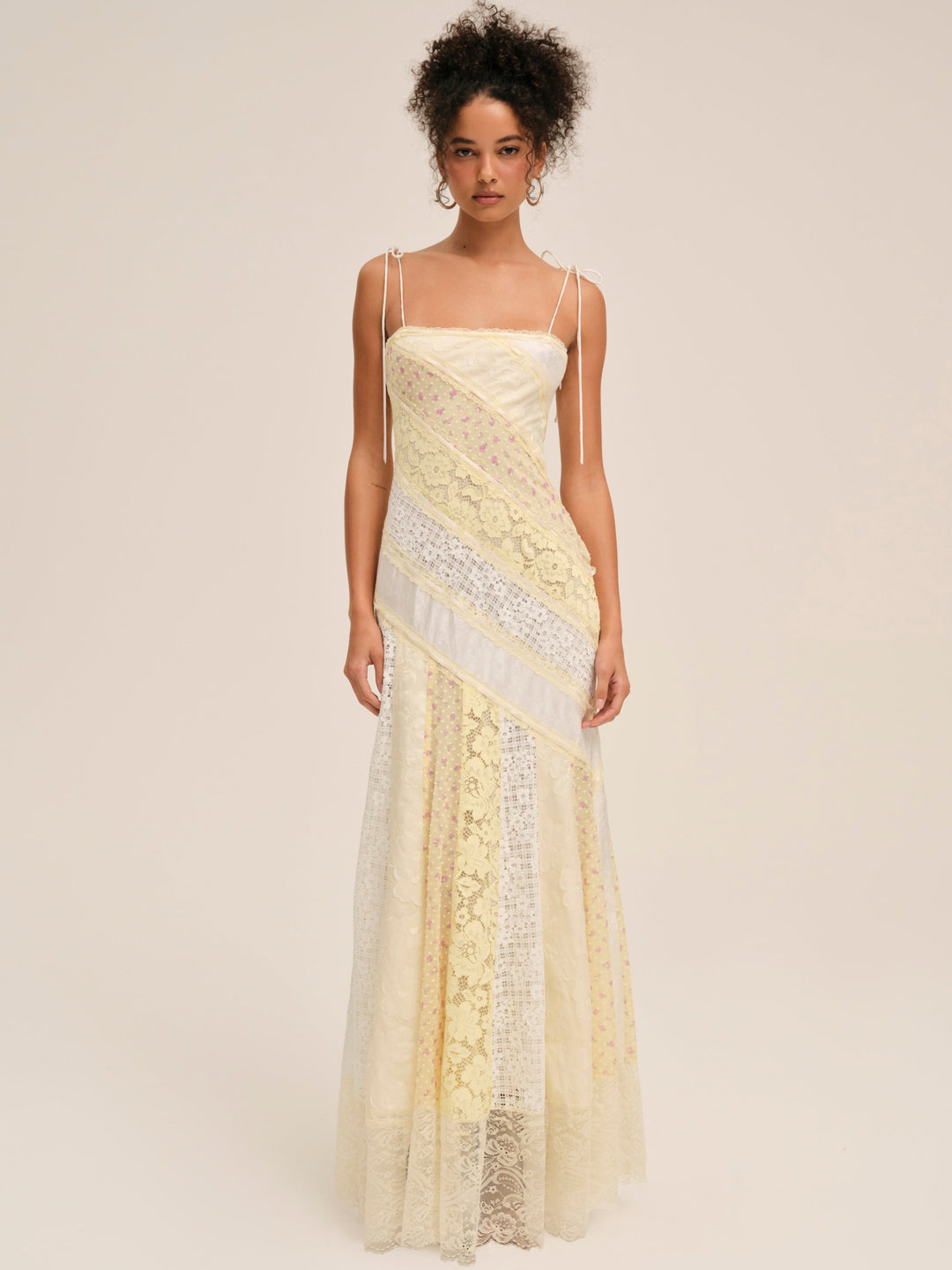 Abigail Maxi Dress — Yellow - Image 3