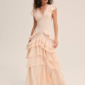 Adriana Gown — Peach