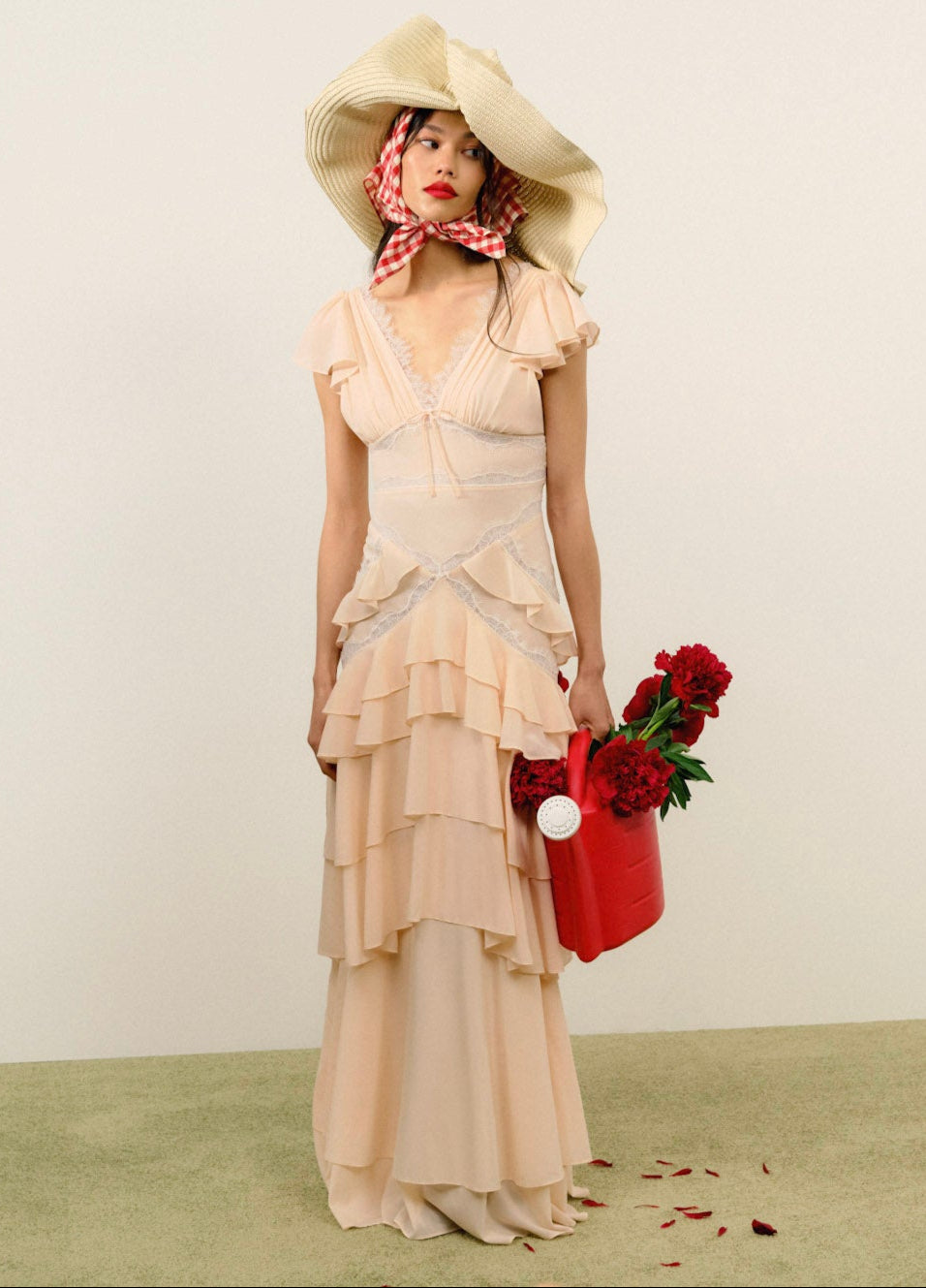 Adriana Gown — Peach - Image 8