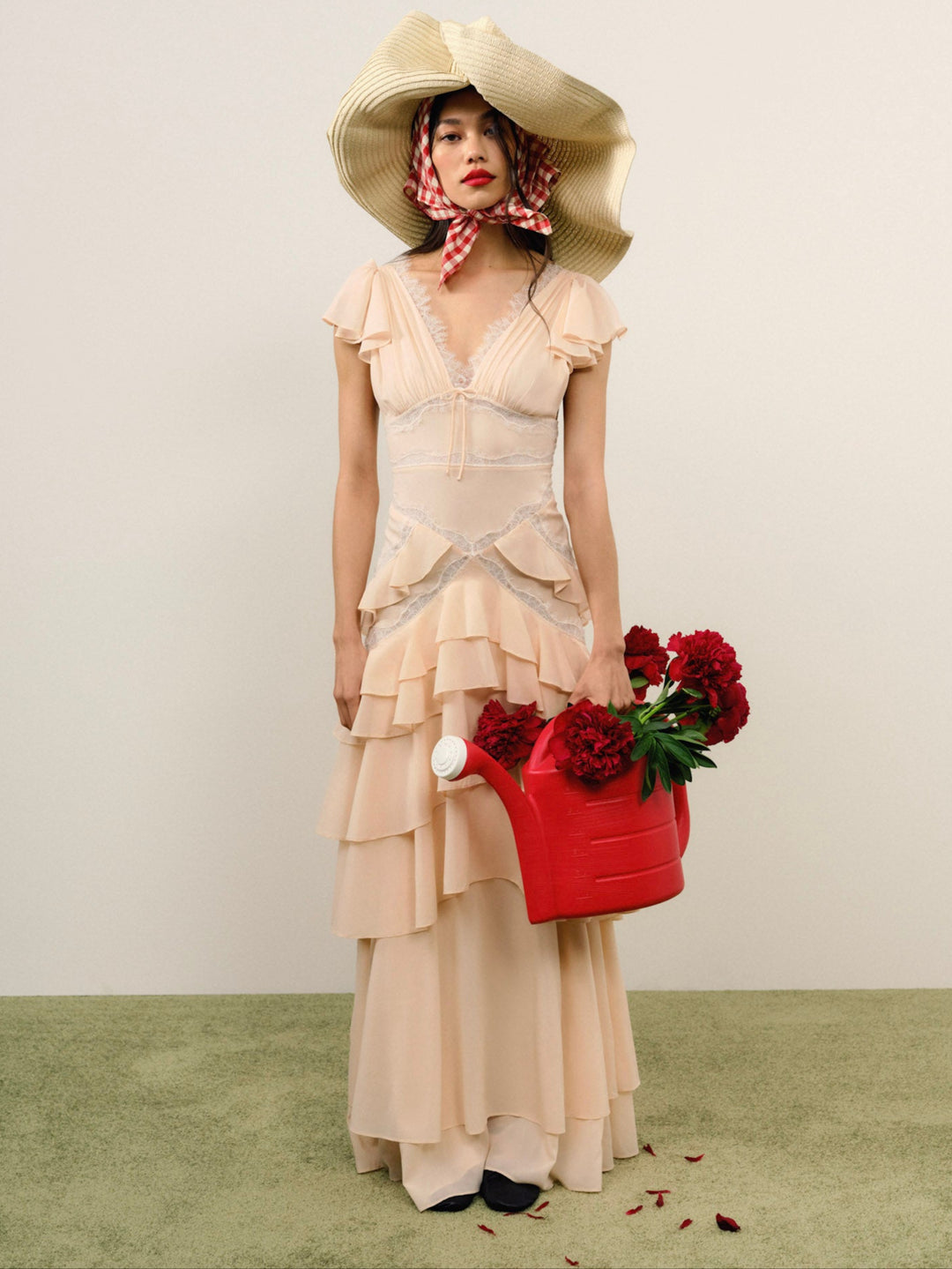 Adriana Gown — Peach - Image 9