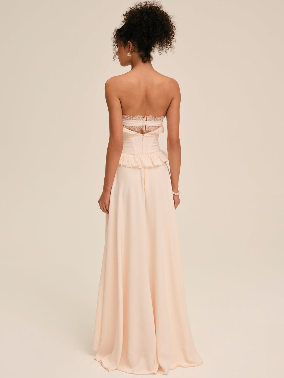 Harmony Maxi Dress — Peach - Image 4