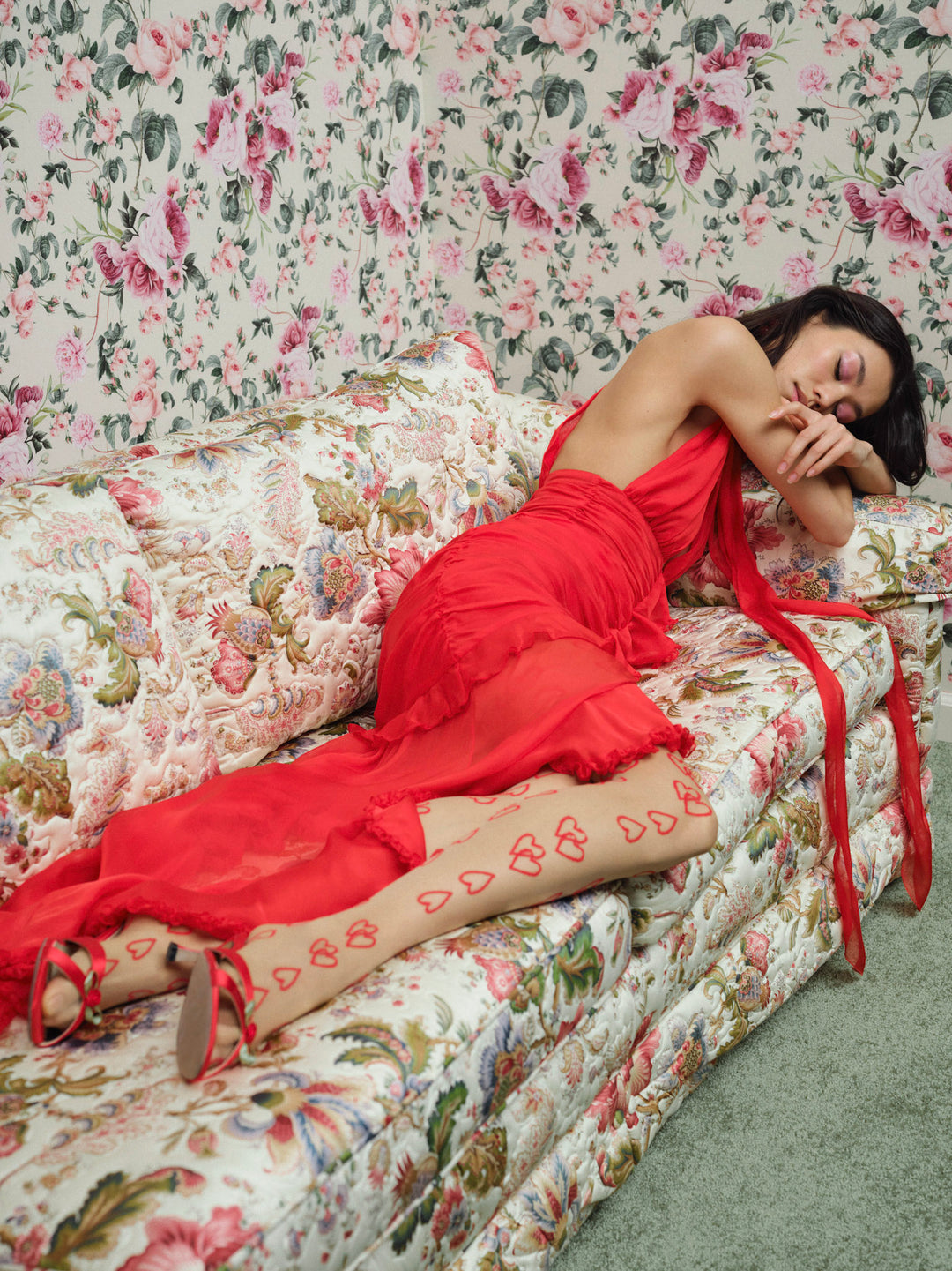 Kayta Gown — Red - Image 10