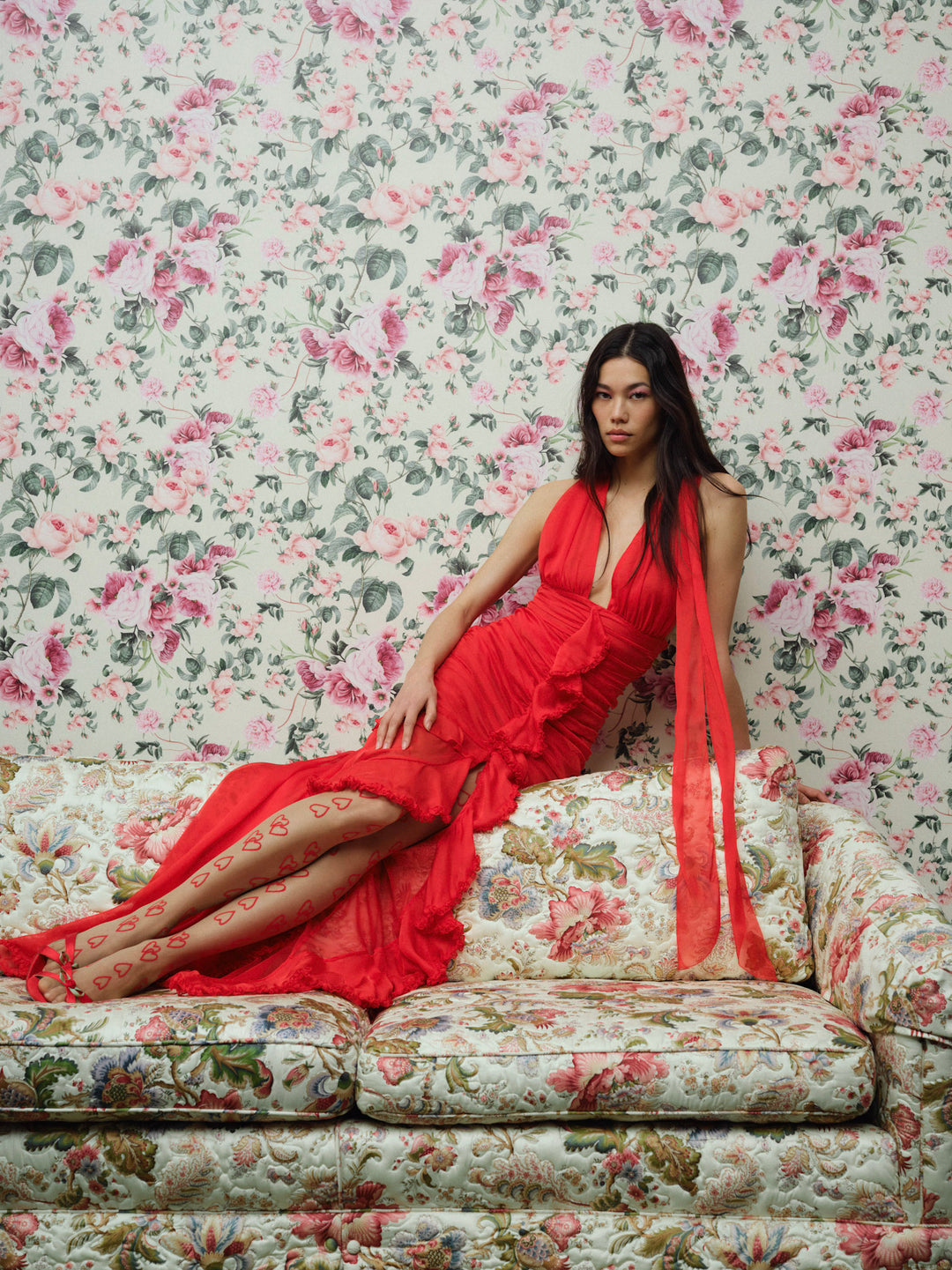Kayta Gown — Red - Image 8