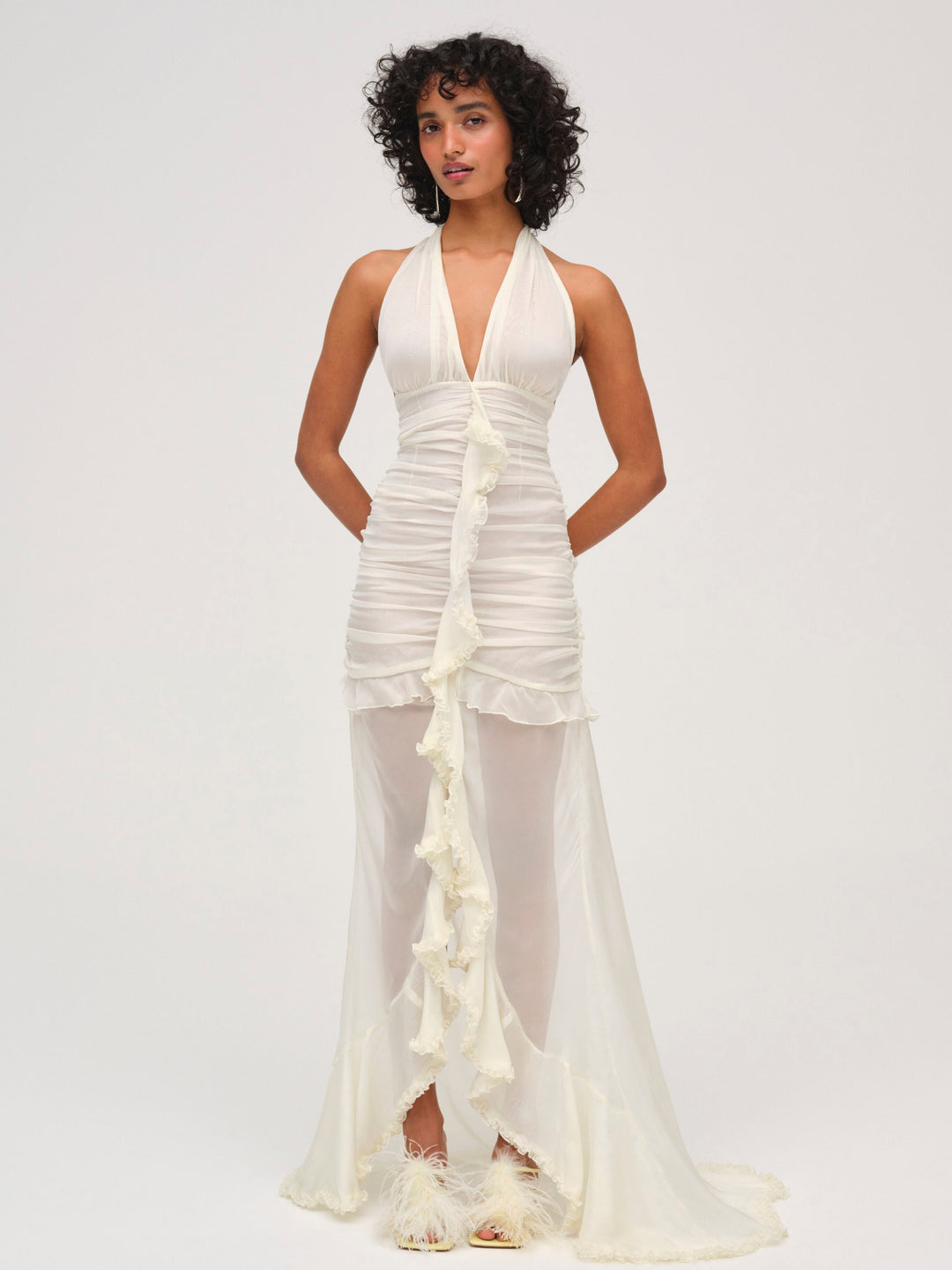 Kayta Gown — Winter White - Image 3