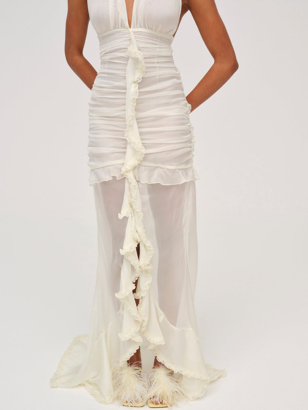 Kayta Gown — Winter White - Image 4