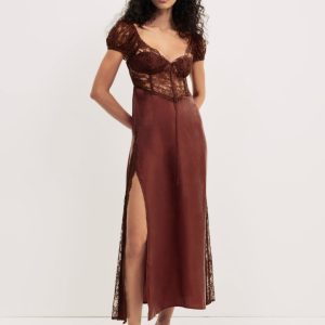 Casey Maxi Dress — Rust