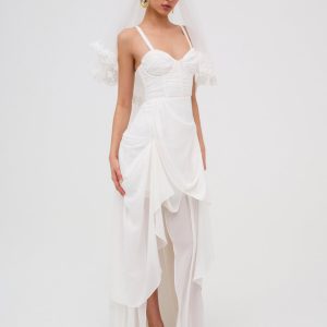 June Maxi Dress — White