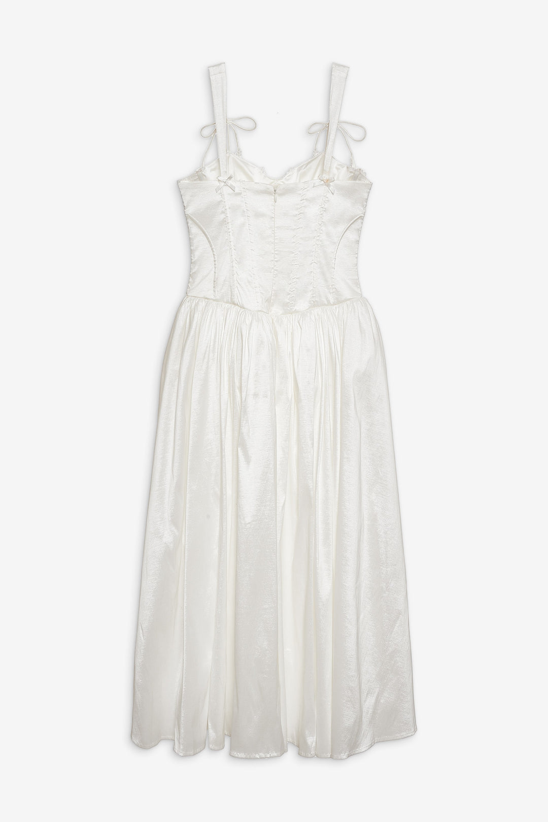 Antoinette Taffeta Gown — White - Image 5