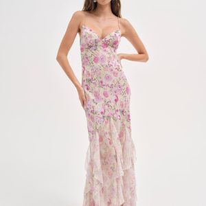 Elea Maxi Dress — Yellow