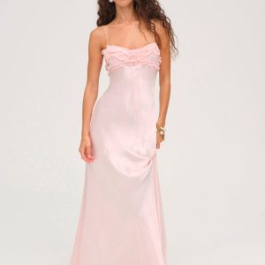 Natalie Maxi Dress — Baby Pink