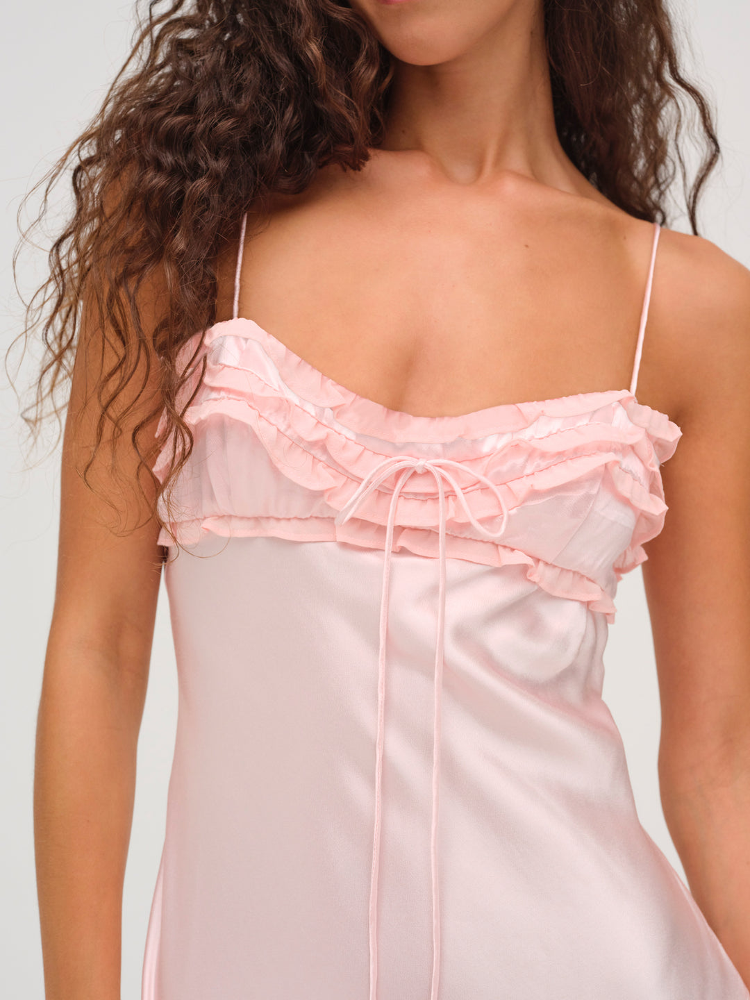 Natalie Maxi Dress — Baby Pink - Image 3