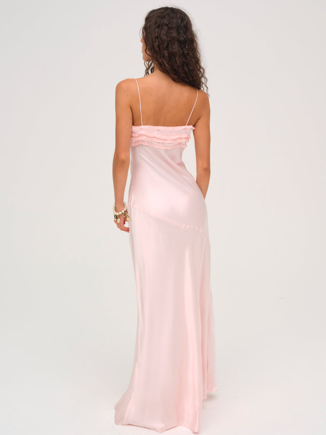 Natalie Maxi Dress — Baby Pink - Image 5