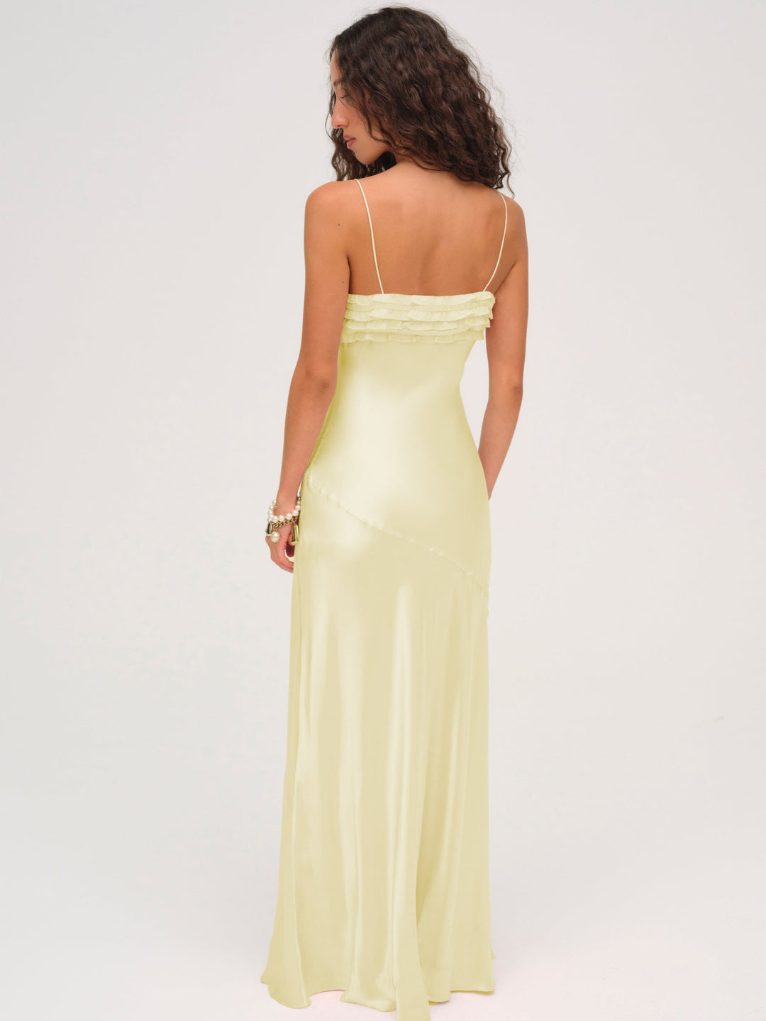 Natalie Maxi Dress — Yellow - Image 3