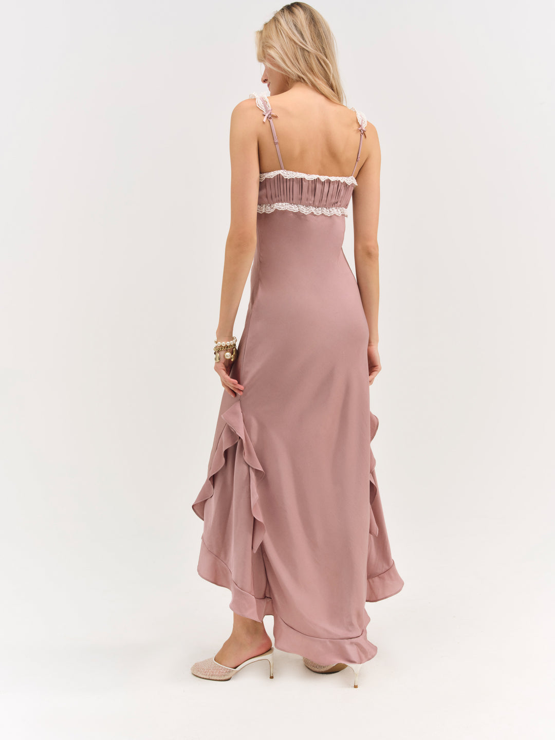 Chelsea Maxi Dress — Mauve - Image 3
