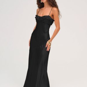 Natalie Maxi Dress — Black