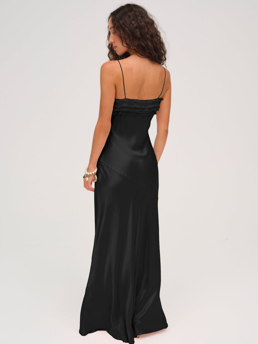 Natalie Maxi Dress — Black - Image 3