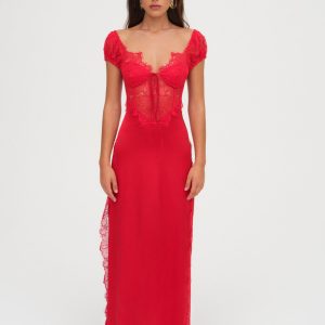 Casey Maxi Dress — Red