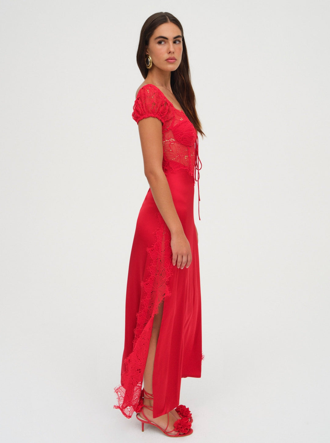 Casey Maxi Dress — Red - Image 2
