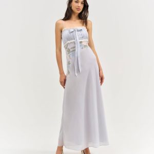 Jasmine Maxi Dress — Blue