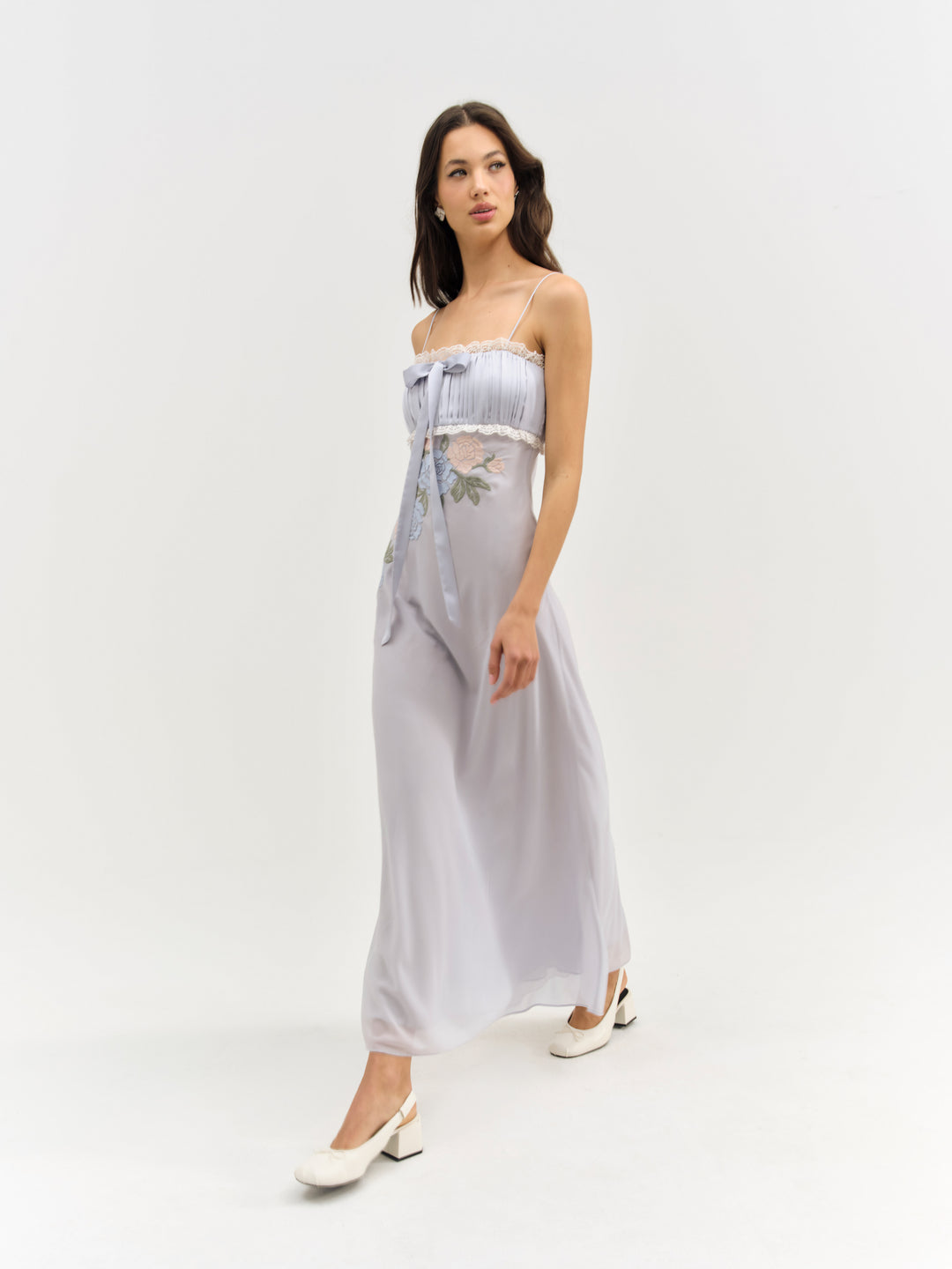 Jasmine Maxi Dress — Blue - Image 2