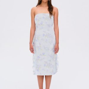 Marisa Midi Dress — Blue