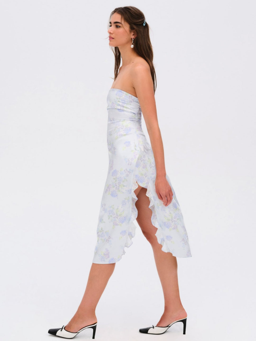 Marisa Midi Dress — Blue - Image 2