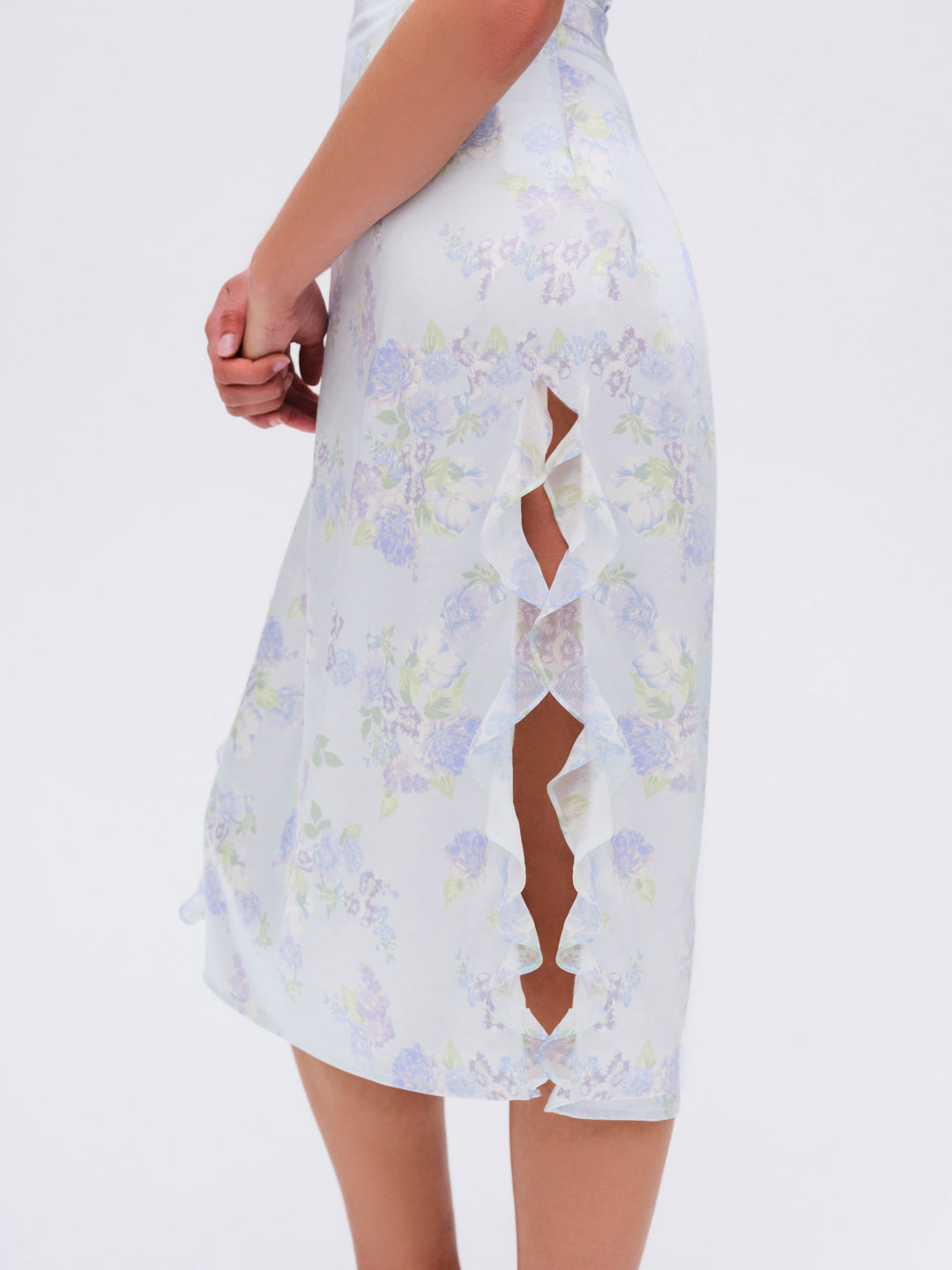 Marisa Midi Dress — Blue - Image 4