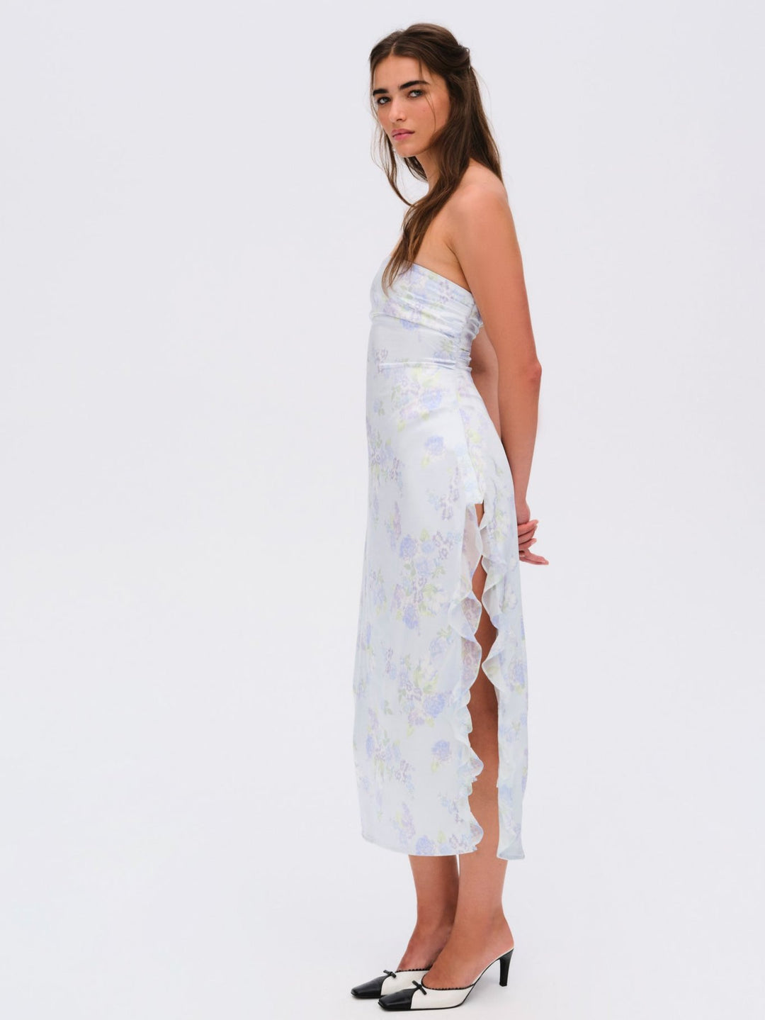 Marisa Midi Dress — Blue - Image 5