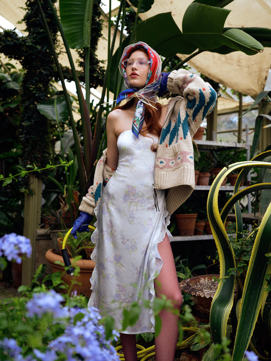 Marisa Midi Dress — Blue - Image 8