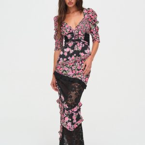 Emalyn Maxi Dress — Black