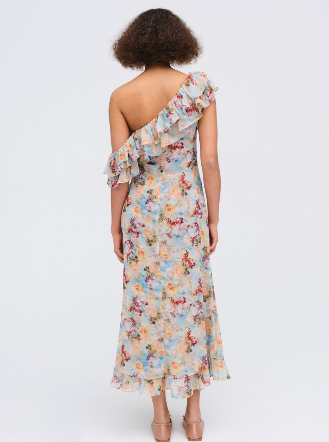 Delphine Midi Dress — Blue - Image 3
