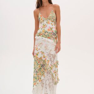 Rosalyn Maxi Dress — Green — Marigold