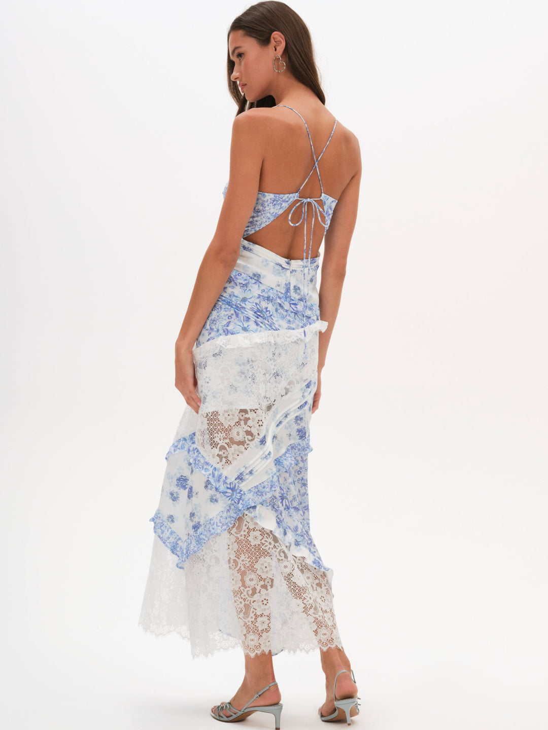 Rosalyn Maxi Dress — Blue - Image 3