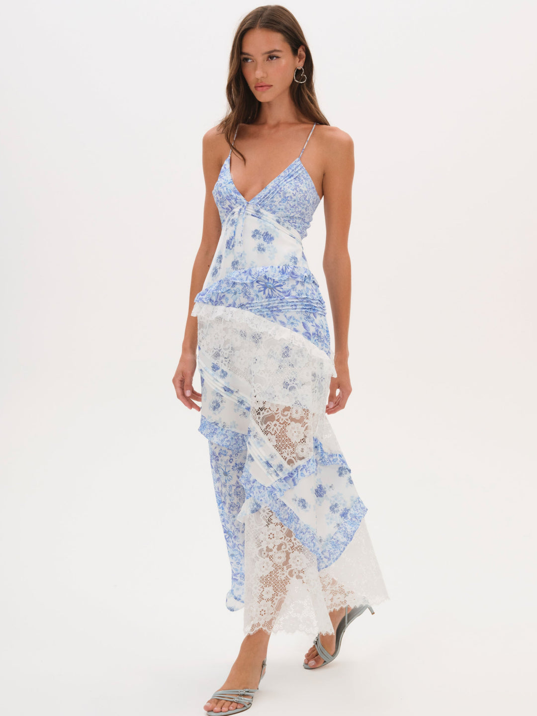 Rosalyn Maxi Dress — Blue - Image 4